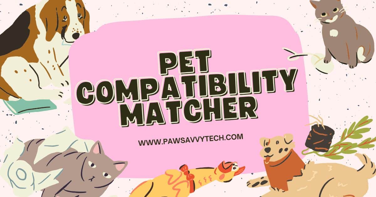 Pet Compatibility Matcher: Find Your Pet’s Perfect Match