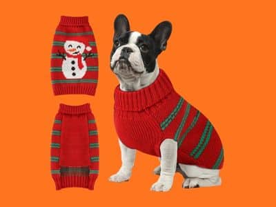 Christmas Dog Sweaters for Small Medium Large Dogs Girl